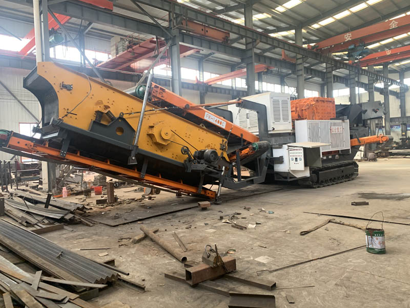 移動建筑垃圾破碎站 移動建筑垃圾破碎站