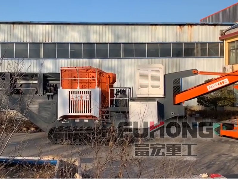 履帶式建筑垃圾移動(dòng)破碎站 履帶式建筑垃圾移動(dòng)破碎站