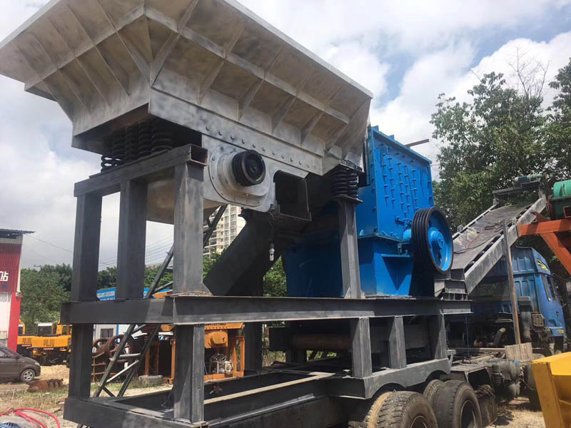 車(chē)載輪胎移動(dòng)破碎站