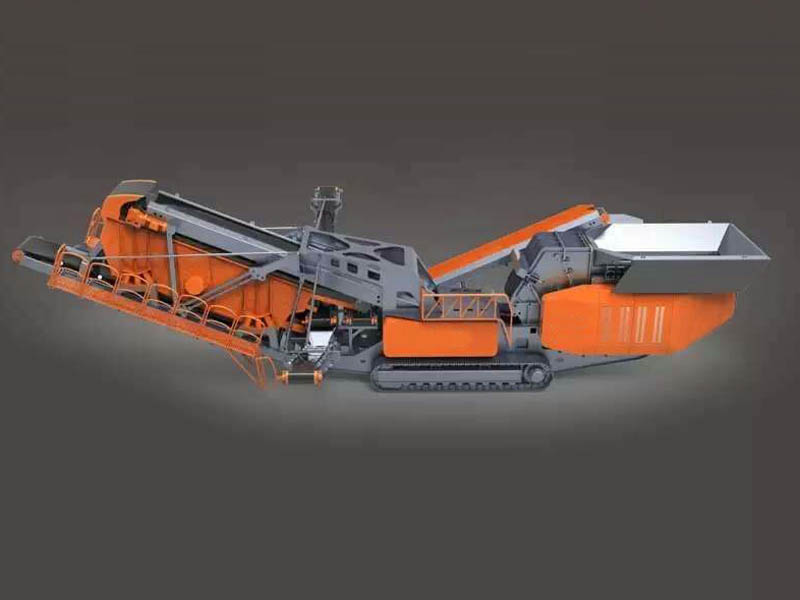 履帶式移動(dòng)破碎篩分站